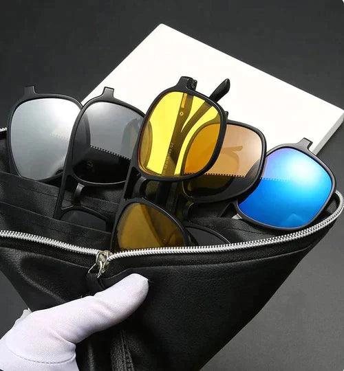 Óculos De Sol Multicor 6 Em 1 - InovableExpress